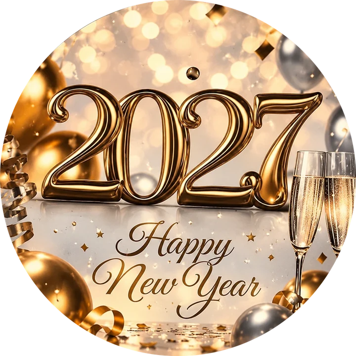 Открытка 2027 Happy New Year
